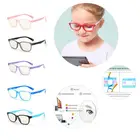 Горячая Распродажа, очки, детский синий светильник, антибликовый фильтр, детские очки, для девочек и мальчиков, оптическая оправа, блокировка, прозрачные линзы