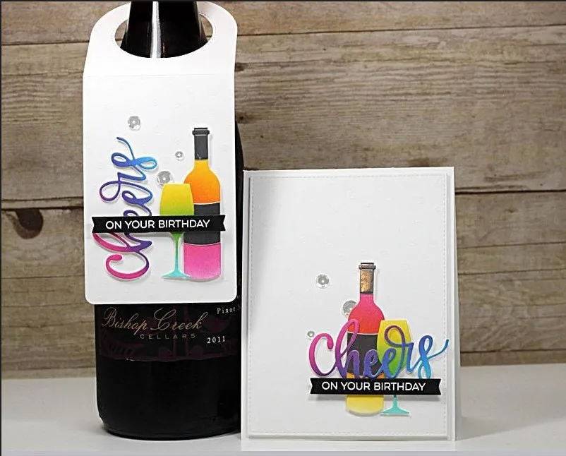 

Wine Bottle Cups Metal Cutting Dies Cut Die Mold Scrapbook Paper Craft Knife Mould Blade Punch Stencils Dies