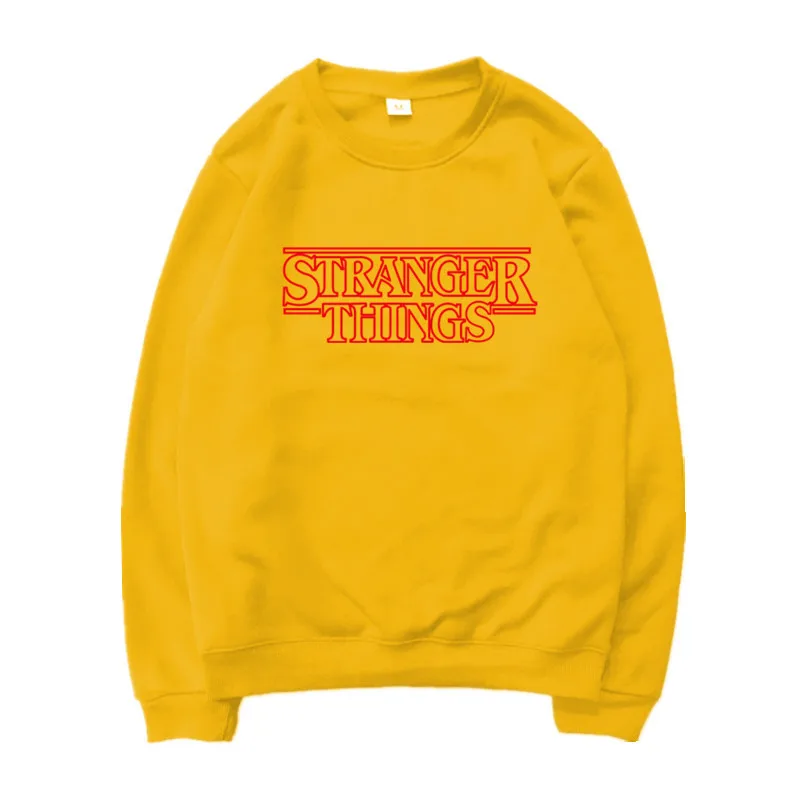 Толстовка Мужская/женская с надписью очень странные дела Свитшот в стиле