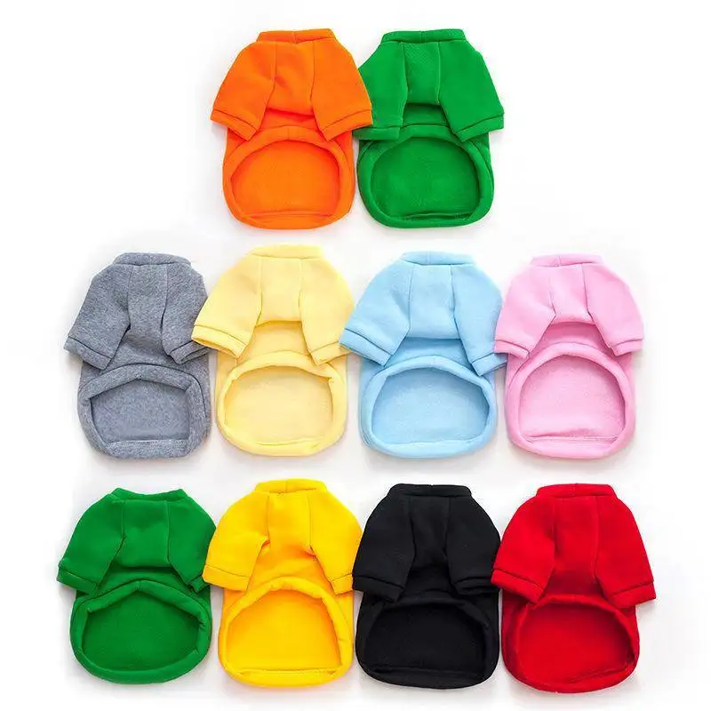 Толстовка для собак осенне зимняя Пижама пальто свитшот маленьких одежда