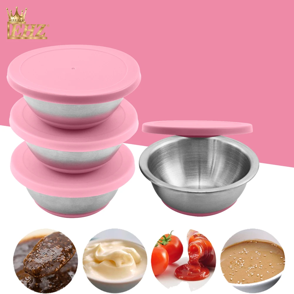 EHZ мини Салатница набор из нержавеющей стали соус Приправа блюда кетчуп окунание