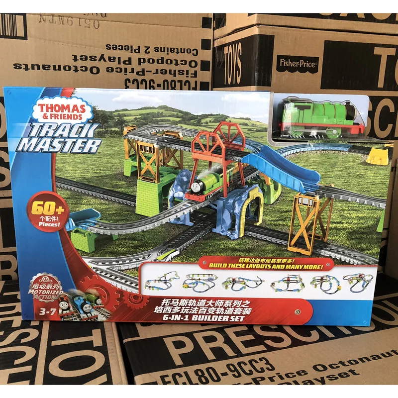

Thomas and Friends Track Master Train Engine Toy Kids Gift Track Master Percy Motorized Action Electric 6-in-1 Builder Set