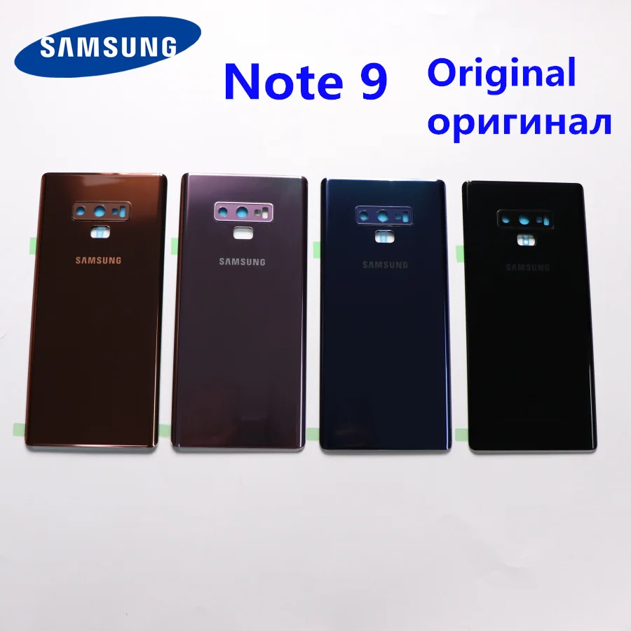 Задняя крышка батарейного отсека SAMSUNG Note 9 для Samsung Galaxy N960 SM N960F N9600 N960U стеклянная