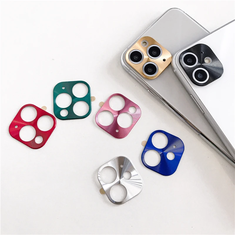 Металлический защитный чехол для объектива камеры телефона Apple iPhone 12 Mini 11 Pro X XR Xs