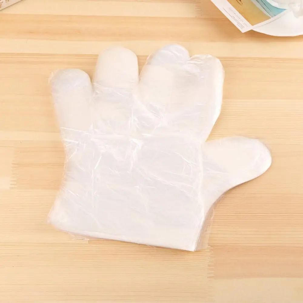 Пластиковые перчатки для пищевых продуктов полиэтиленовые экологически чистые