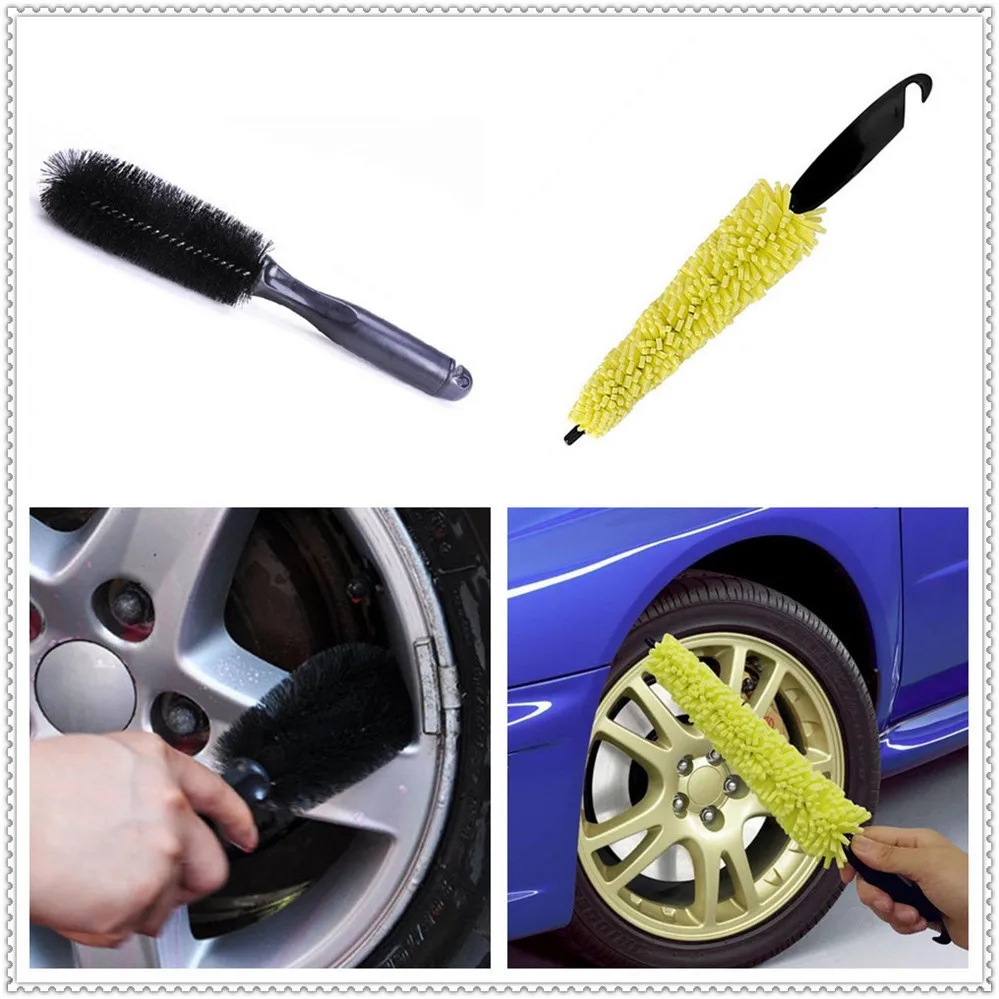 Auto Car Brush Cleaning Wheel Rims Tire Washing Sponges Tools for McLaren 650S 540C P1 12C MP4-12C X-1 Senna 720S 600LT 570S | Автомобили