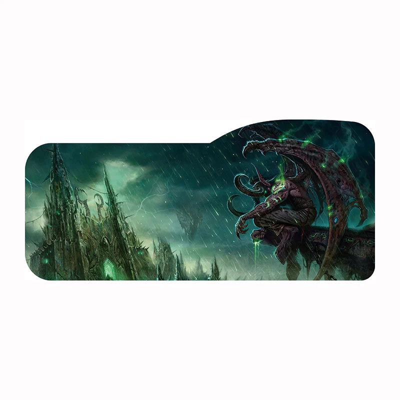 Большой игровой коврик для мыши с закругленными краями 730*330*3 мм компьютерный