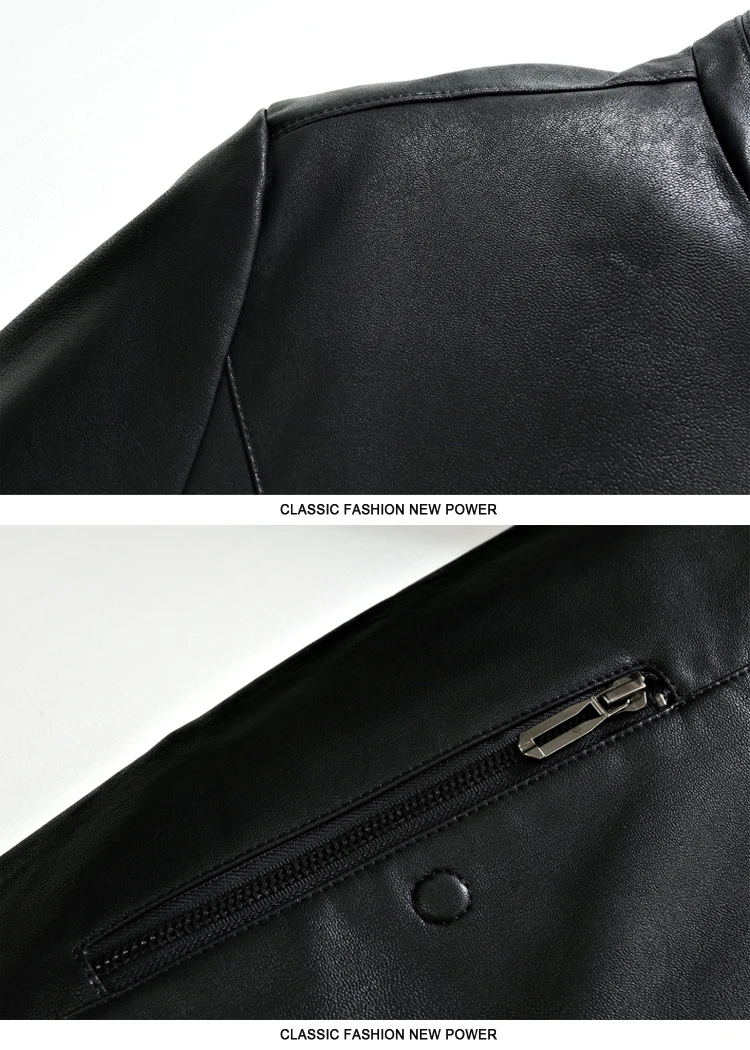 

Clothing Sheepskin Men Coat Stand Collar Jackens Plus Velvet Thickening Sheep Leather Dad Jacket Autumn And Winter New