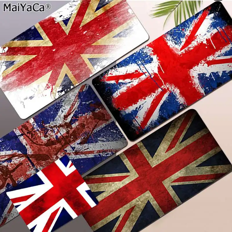 

MaiYaCa Your Own Mats british flag wallpaper Rubber Mouse Durable Desktop Mousepad Free Shipping Large Mouse Pad Keyboards Mat