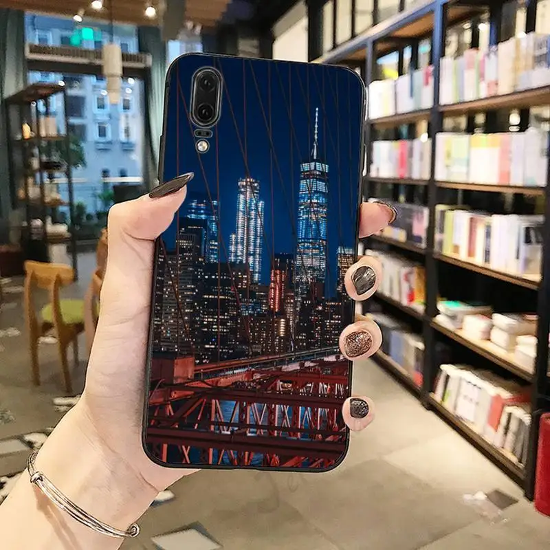 

New York City night light Phone Case For Huawei honor Mate P 10 20 30 40 Pro 10i 9 10 20 8 x Lite
