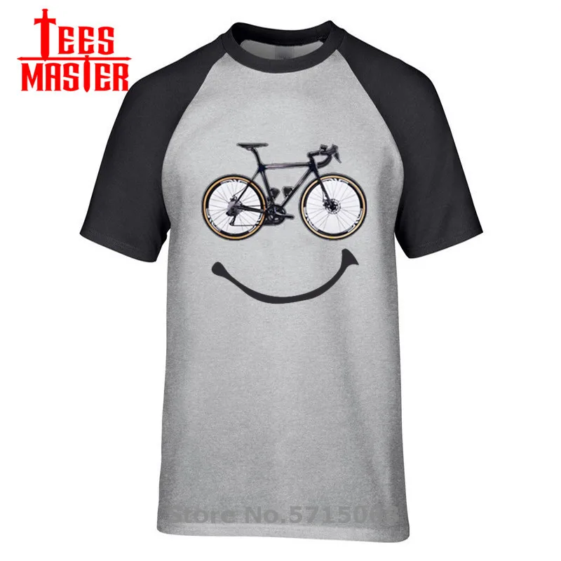 Крутая забавная футболка с логотипом горного велосипеда Мужская хлопковая