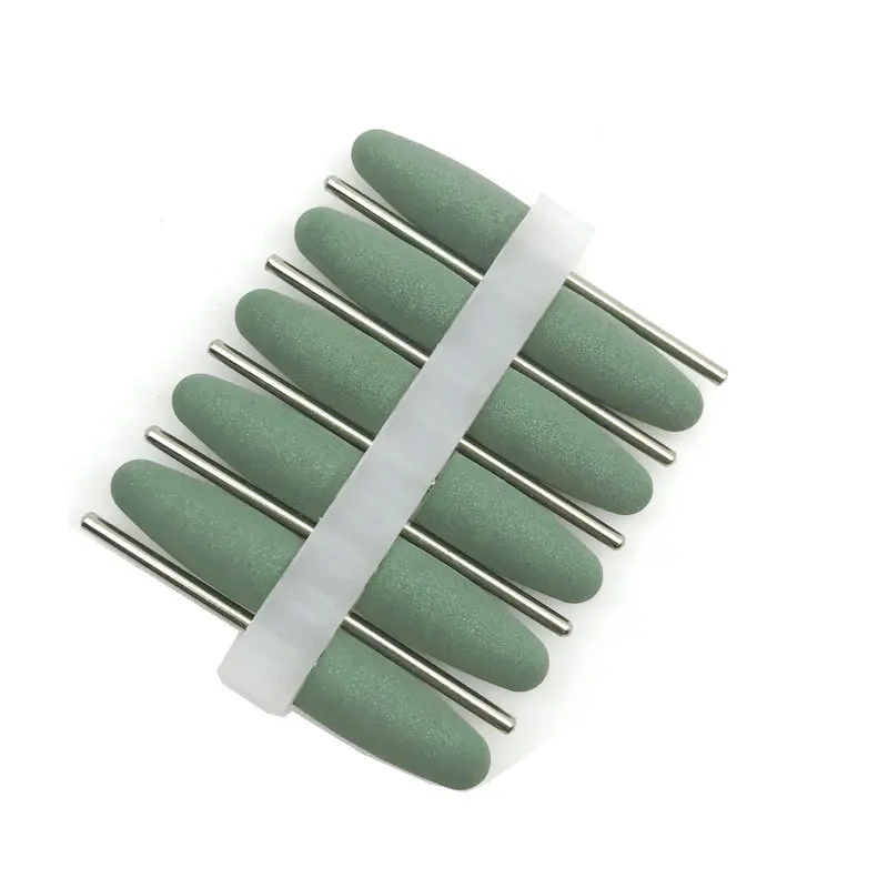 10 шт. зубные полировальные фрезы из силиконовой резины для электрического