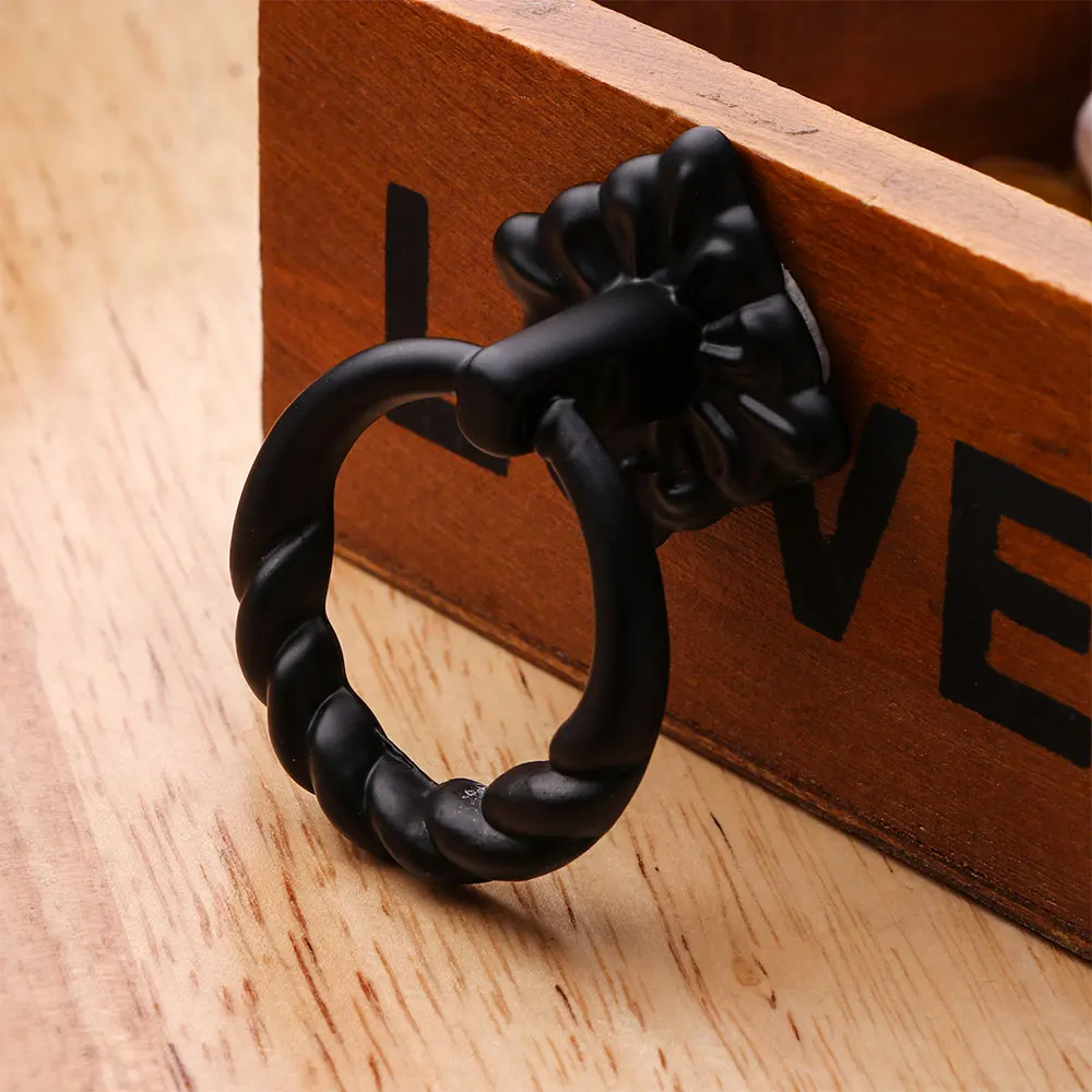 Новое поступление 5 видов винтажный круглые ручки для шкафа На ящики комод дверь