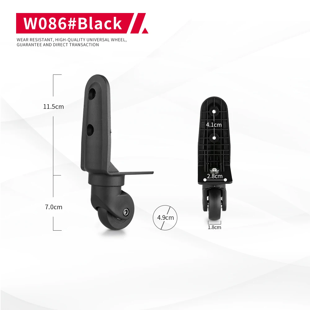 DILONG W086 Travel home wheels trolley case luggage accessories casters universal mute wear-resistant replace rollers