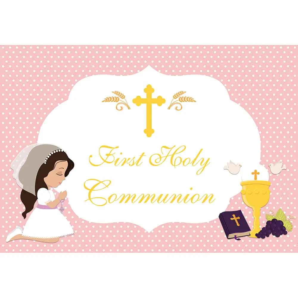 Allenjoy фото фон для Первого Святого Причастия украшения вечерние Фотофон