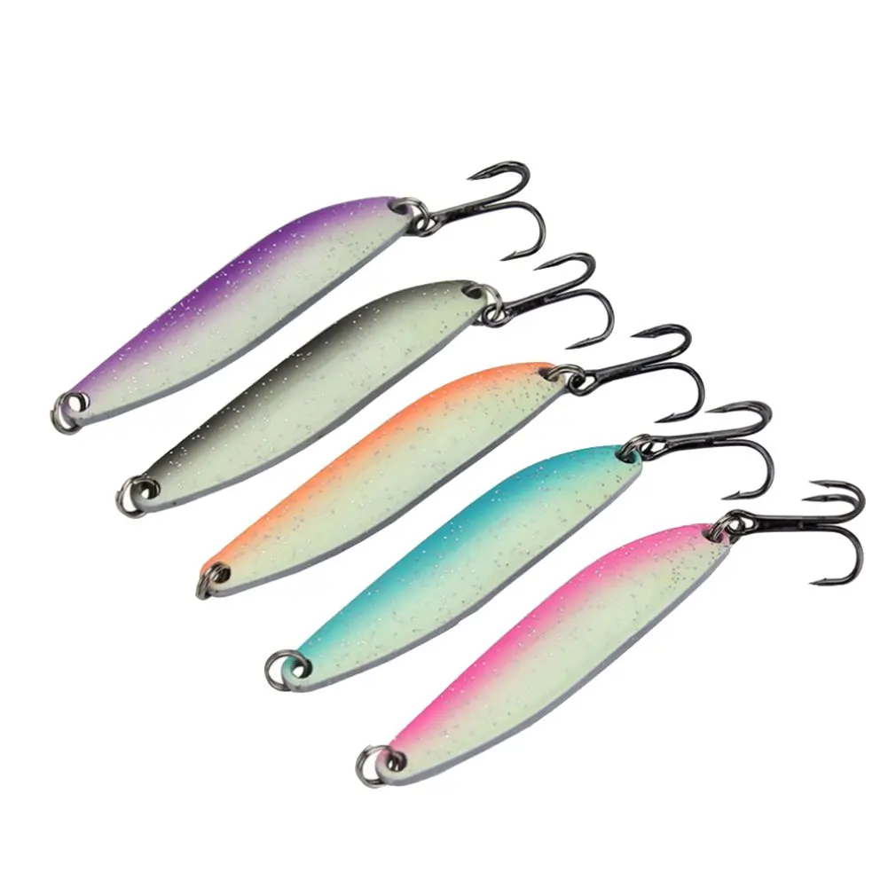 Ложка металлическая приманка для рыболовного крючка Прочная нержавеющая сталь