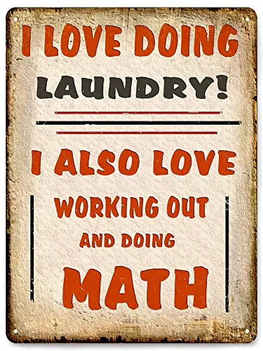 

Laundry Room funny Retro Metal Sign / vintage style Wall Plaque