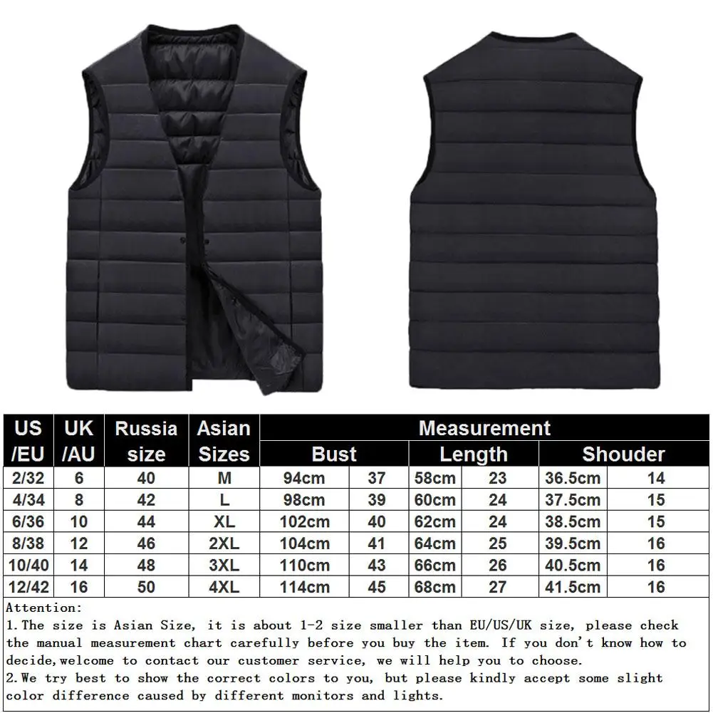 Smart Charging Heating Vest Men's Cotton Coat V-neck Graphene Carbon Fiber Heating Vest Jacket Winter Water Washable Heating Ves