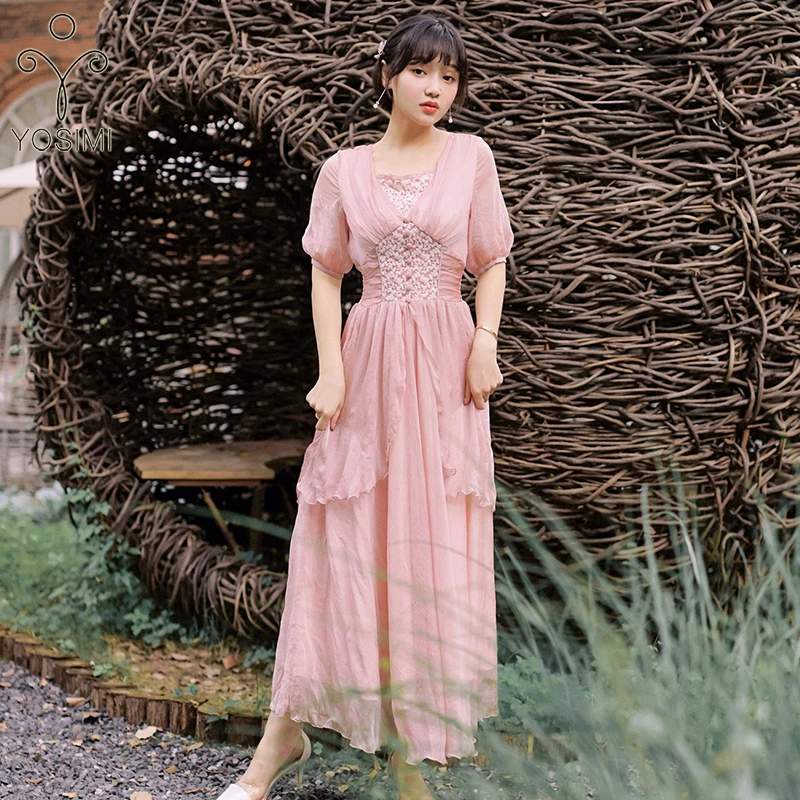 Летнее платье YOSIMI платья высокого качества лимитированный размер специальные