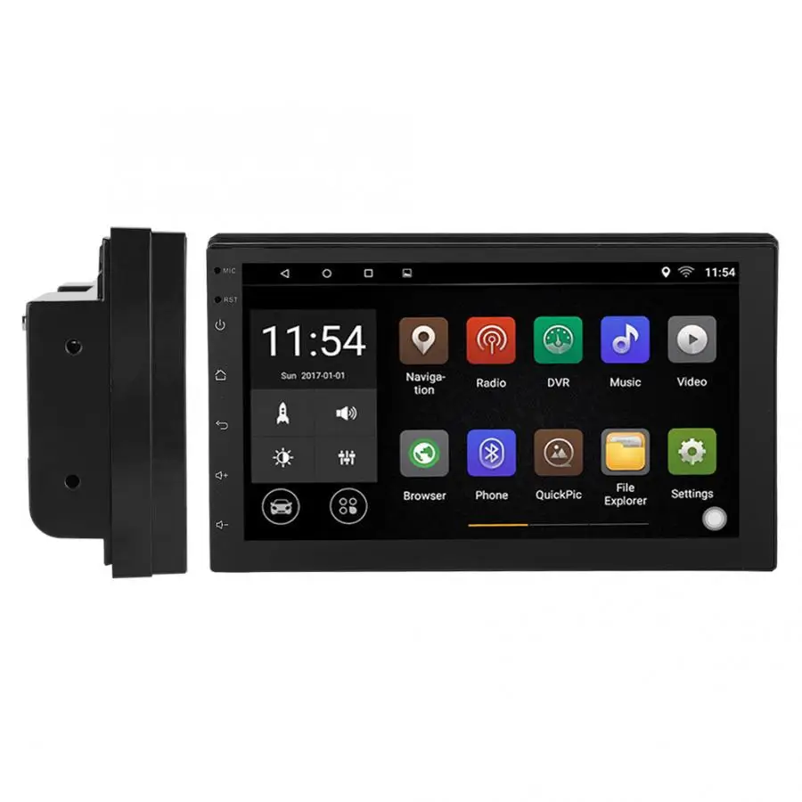 7&quot WIFI Double 2 Din Car Radio Stereo Multimedia Bluetooth Player GPS Antenna 1+16G for Android Music | Электроника