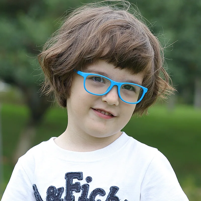 Легкие удобные детские силиконовые очки для мальчиков на открытом воздухе