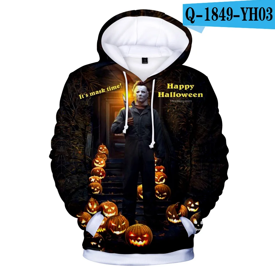 Верхняя одежда хит страшные 3D толстовки толстовка страшный фильм Майкл Майерз