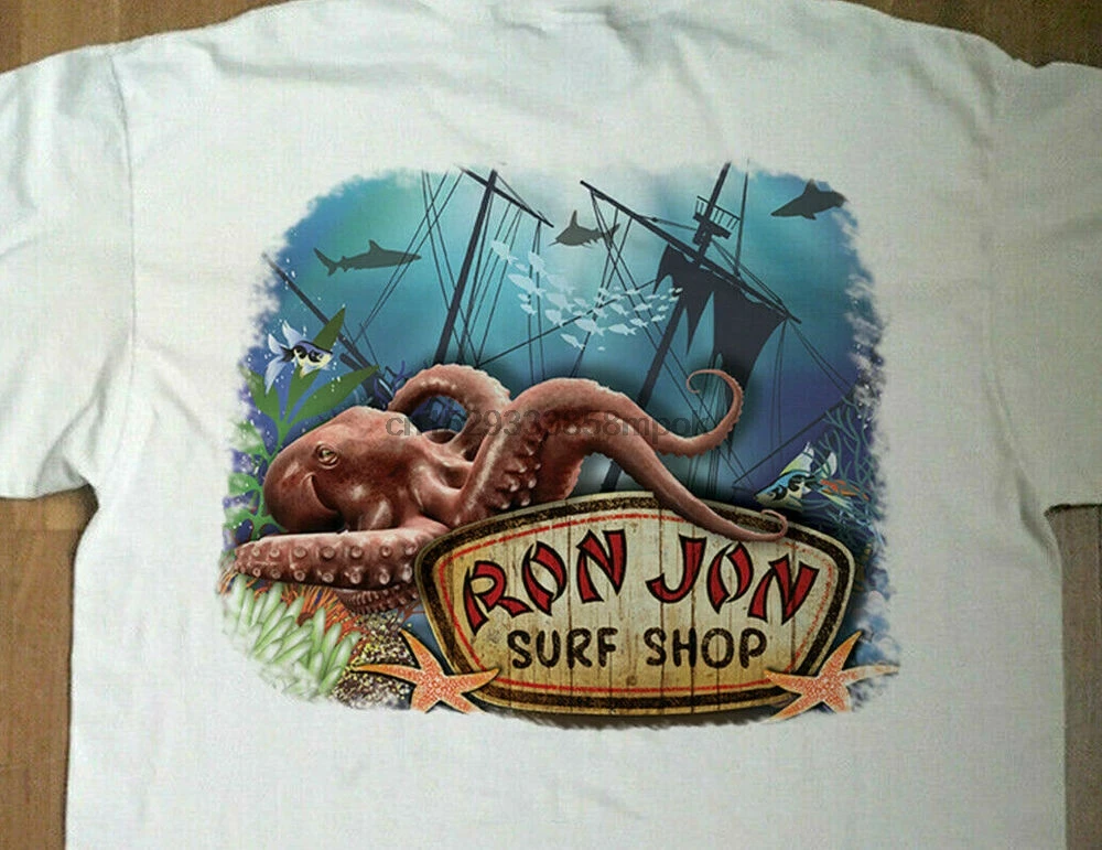 Футболка New Ron Jon Surf Shop летняя футболка 2020 размер белого цвета США | Мужская одежда