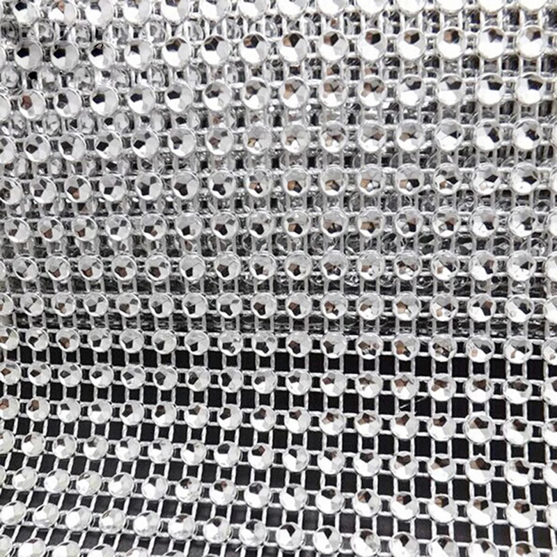 10 ярдов 24 ряда Стразы сетка отделка стразы s одеяло страз чашка цепь для DIY