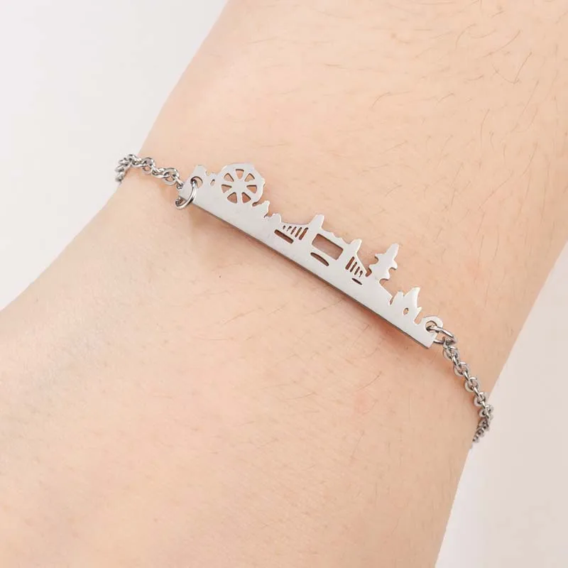Hfarich Элегантный Открытый браслет Pulseiras панк листья манжеты браслеты для женщин ювелирные изделия для девушек Mujer Pulseira женские подарки - Окраска металла: Bracelet SL286S