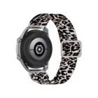 Ремешок спортивный для Samsung Galaxy Watch 3 41 мм R850 и Active 2, сменный эластичный браслет с леопардовым принтом, 20 мм
