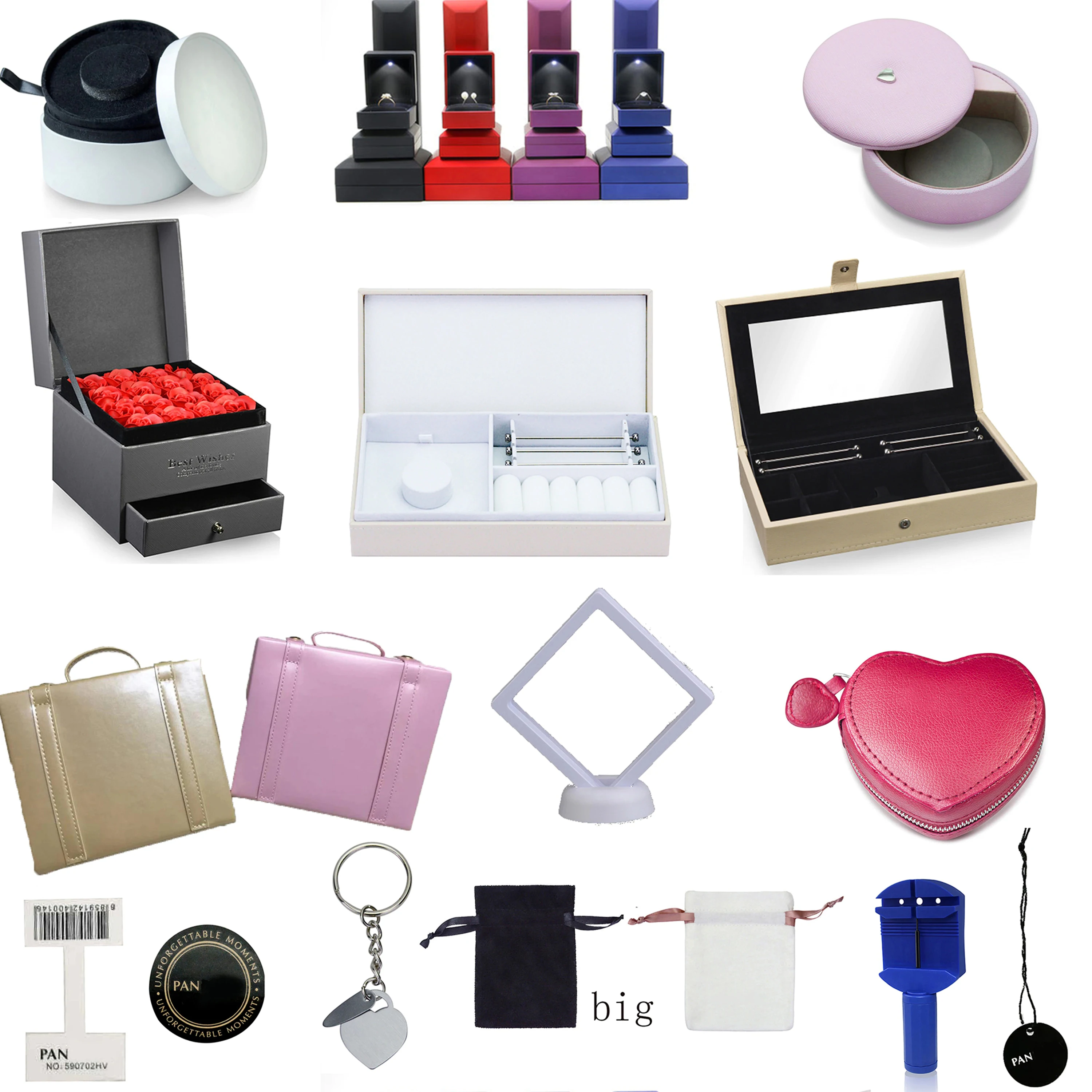 Guarantee Gift Bag Card Light Jewelry Box