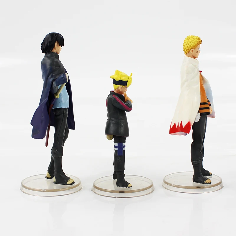 3 шт./лот фигурки Boruto Naruto следующего поколения Uzumaki Саске модель игрушки детские