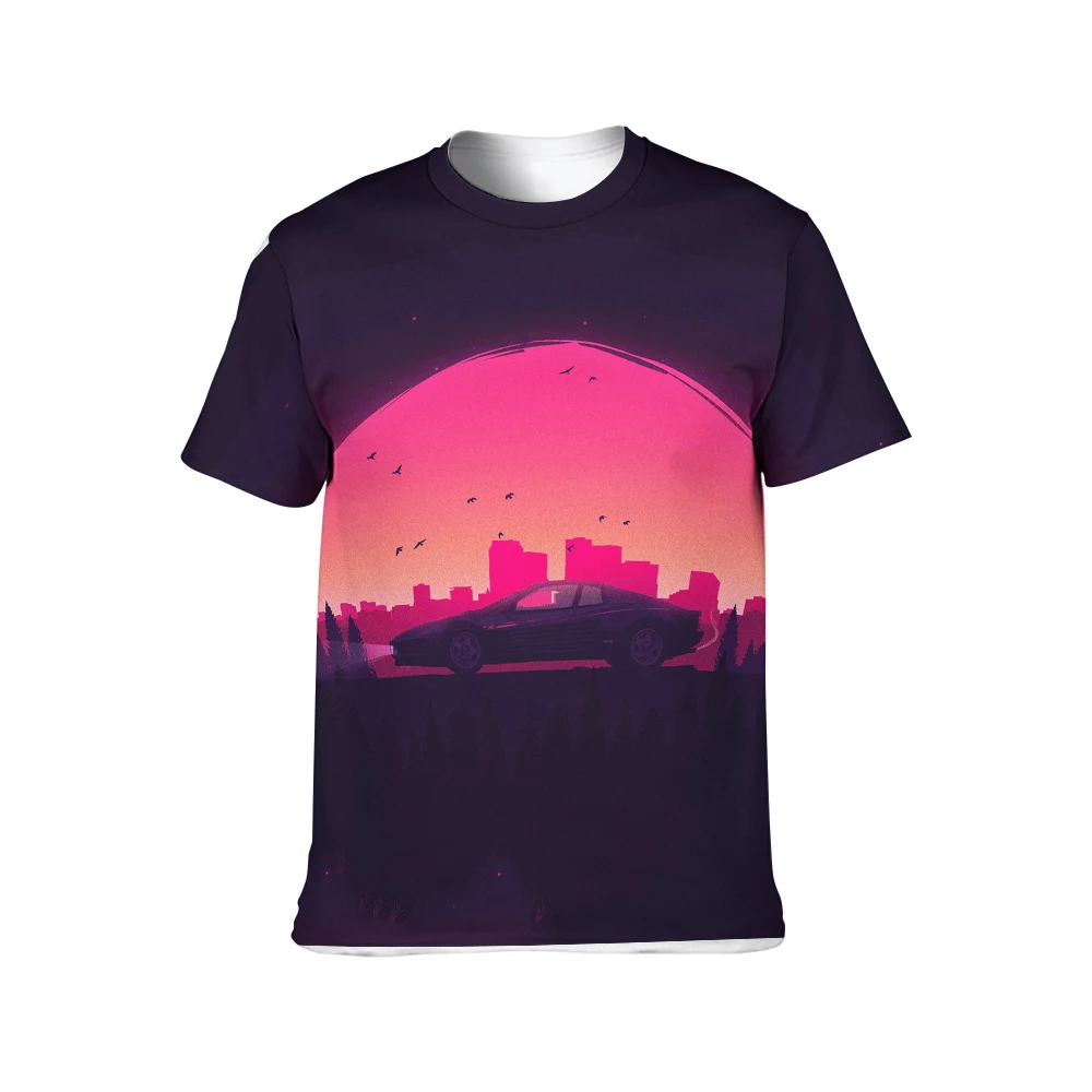 

Newest Printed T-shirt, stylish 3D printed top 2021 summer casual, breathable fabric, retro style, cost-effective summer T-shirt