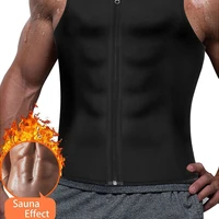 mens waist trainer vest slimming neoprene vest sweat shirt body shaper waist trainer shapewear new by