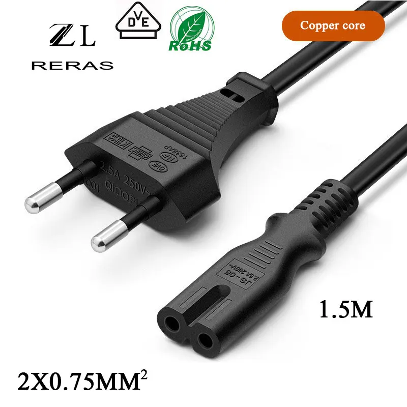 Высококачественный свинцовый провод шнур питания для настольного ноутбука 1 5 м 2