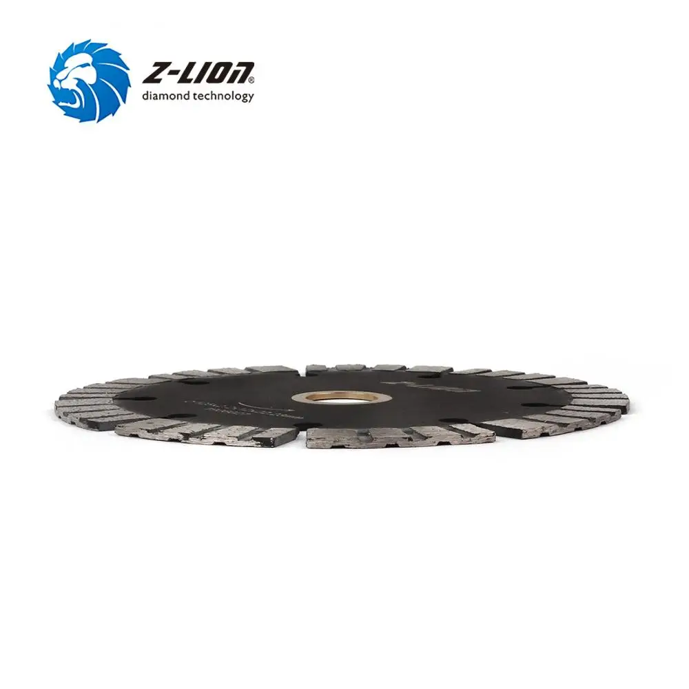 Z-LION 1pc 125mm Diamond Saw Blade Granite Concrete Sandstone Dry Cutting Disc 5&quot Segments Thickness 2.2mm Grinding Wheel |