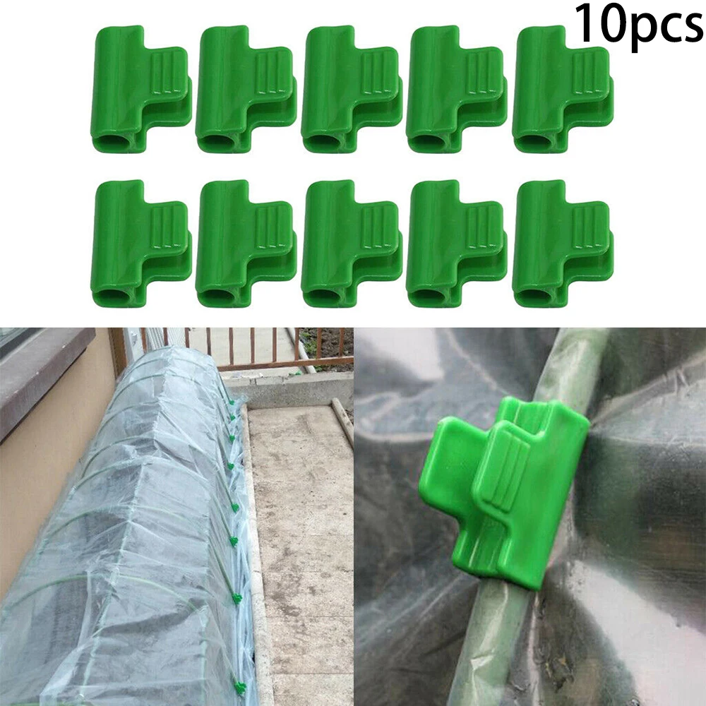 

Yard Pipe Clamp 3*4cm Plastic Supplies Accessories Accessory 10Pcs Green