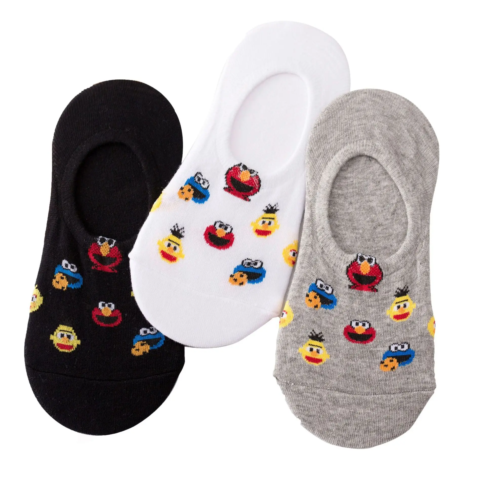 Милые носки женские Короткие хлопковые милые с мультяшной вышивкой в стиле