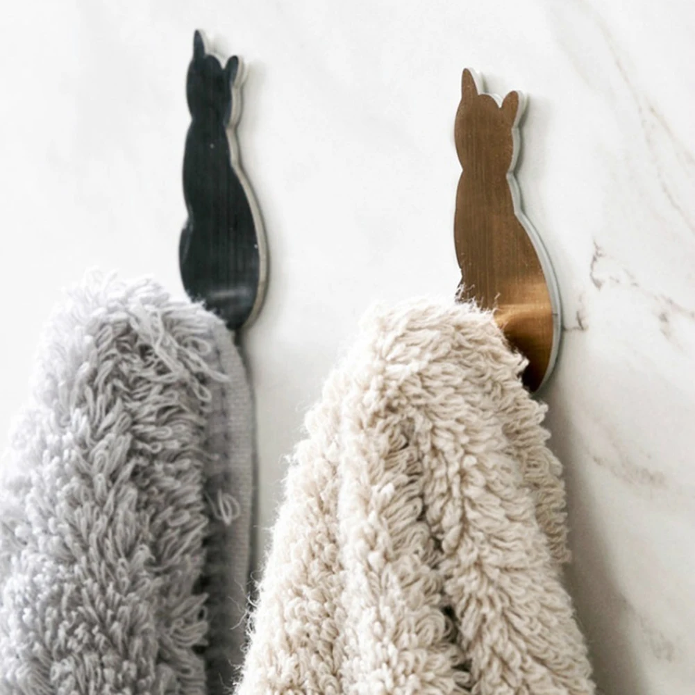 Самоклеящиеся крючки для ванной и кухни 2 шт. | Дом сад