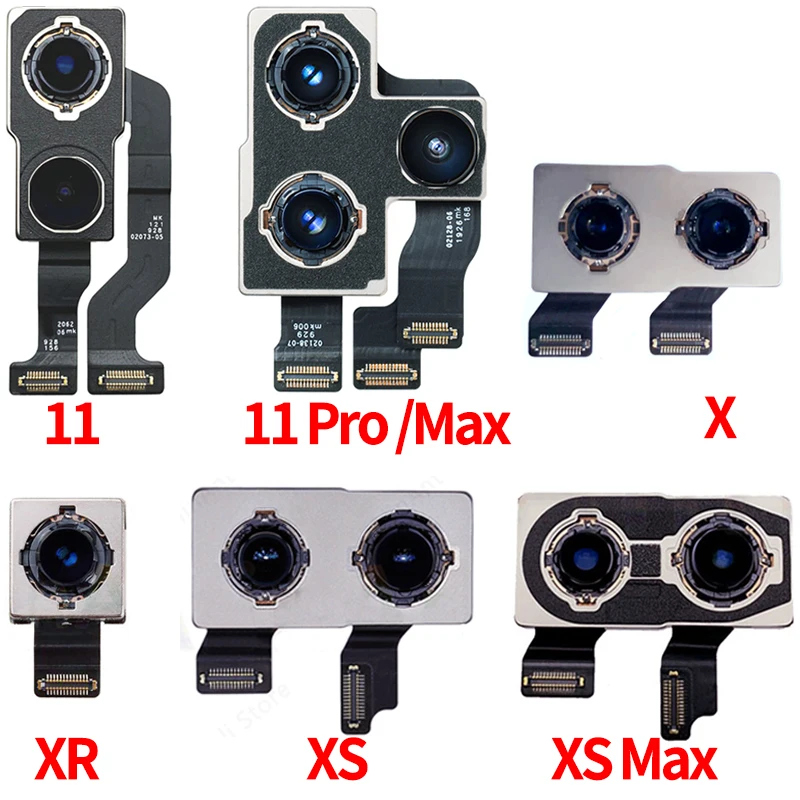

Камера заднего вида для iPhone 11 Pro Max, основная камера с гибким кабелем для iPhone 7 Plus, 8 Plus, 6S Plus, 6 Plus, оригинал