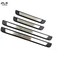 4pcslot abs plastic and stainless steel for 2014 2019 volkswagen vw golf 7 mk7 car door sill pedals scuff plate cover