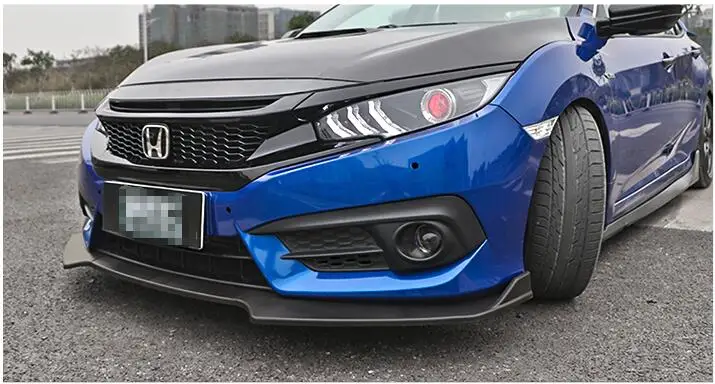 Задний спойлер для переднего бампера Honda Civic 2016 2018|Обвесы| |