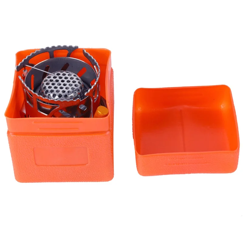 Новая уличная газовая ветрозащитная плита горелка для кемпинга складная