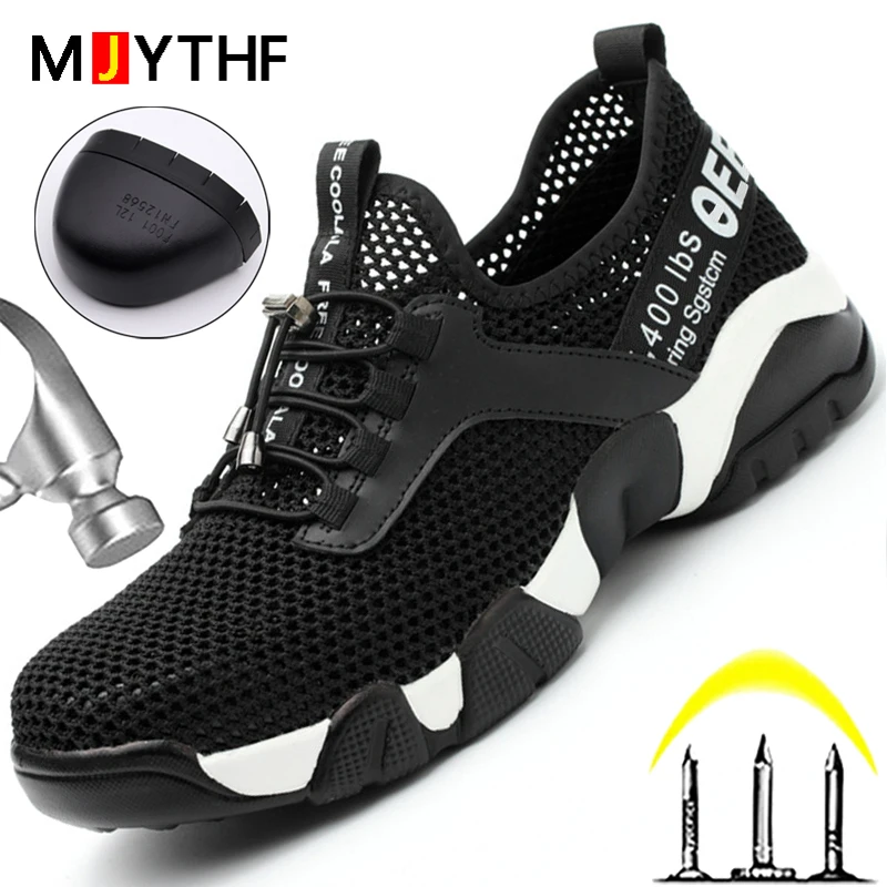 

Модные рабочие кроссовки, мужская промышленная обувь, стальной носок, защитная обувь, мужская и женская защитная обувь, непрокалываемая Раб...