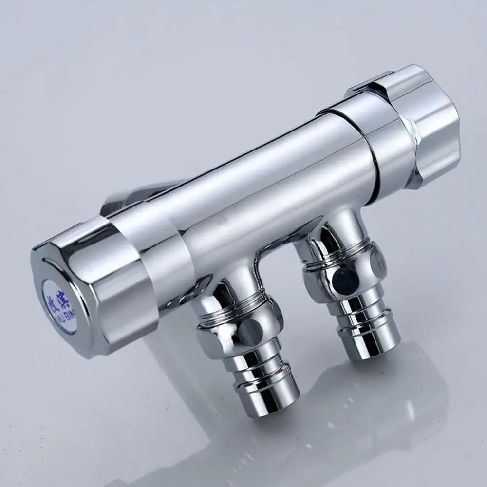 

Brass Valve Bathroom Shower Faucet Water Splitter Shower Valve Valve Water Diverter Spray Converter Nozzle Mixer For Shower G5L7