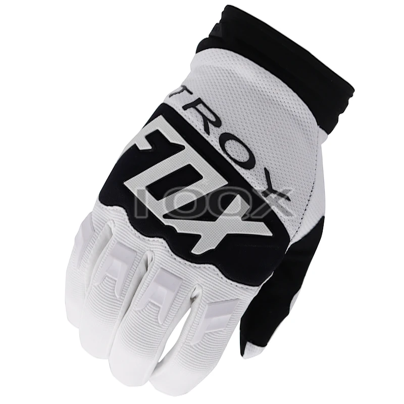 

Black/White Mountain Bicycle Offroad Gloves Motocross Motorbike MTB Bike Riding 360/180 Race Gloves
