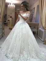 elegant wedding dress sweetheart appliques lace wedding dress boheimian a line short sleeves real princess bridal dress