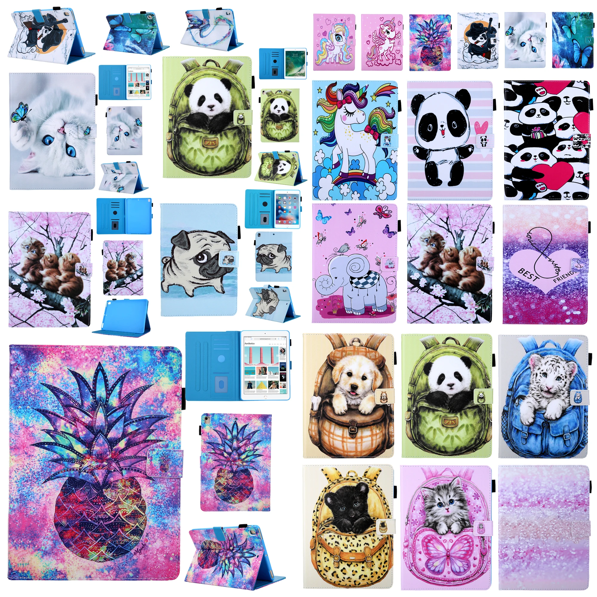 Чехол для нового iPad 10 2 2019 7 го поколения откидной кожаный чехол с магнитной