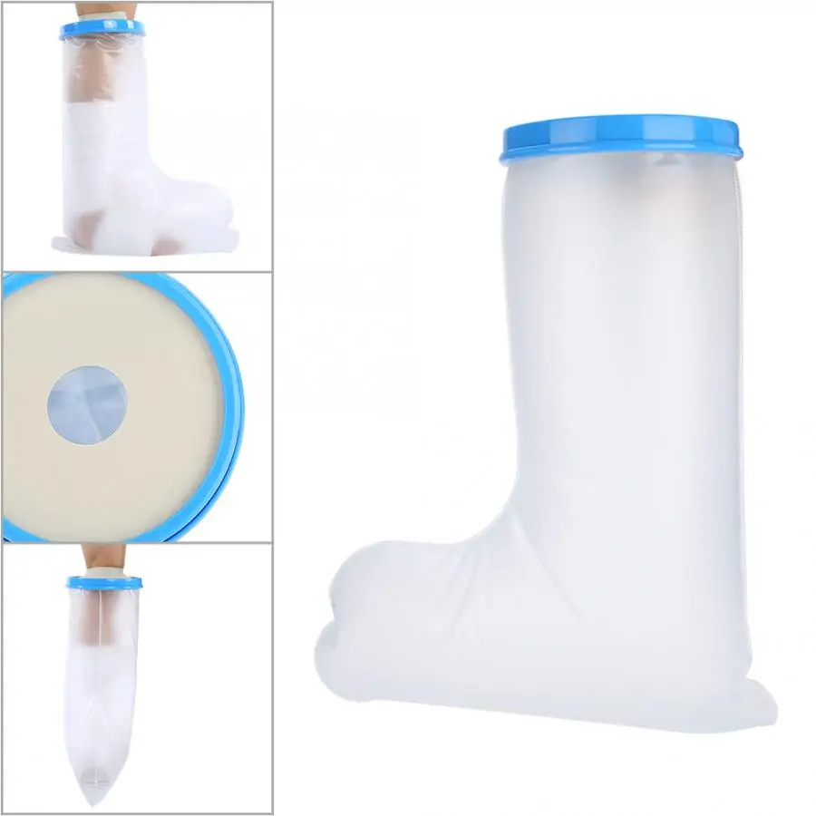 Водонепроницаемый Литой бандаж протектор рана перелом икры Крышка для душа