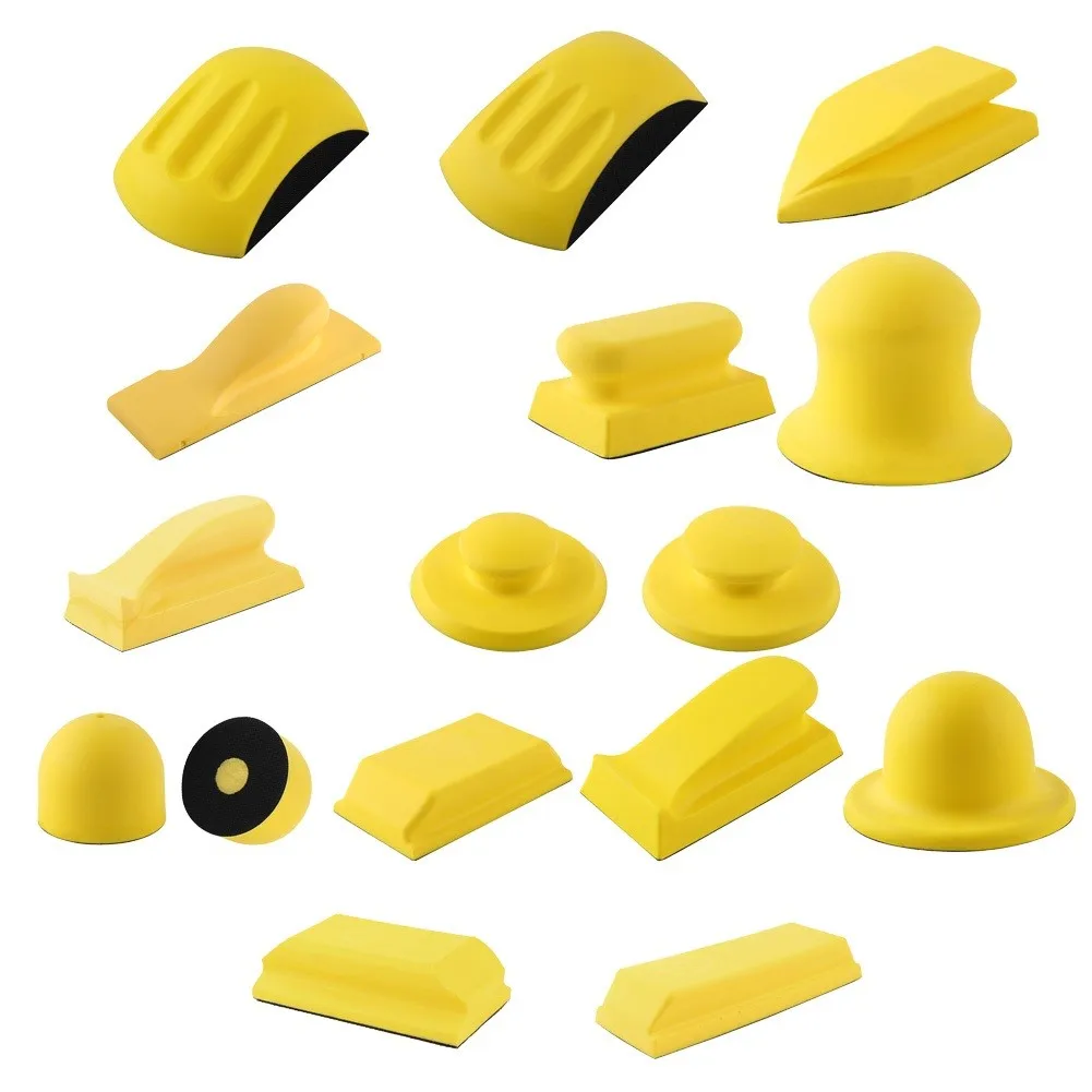 

Sanding Disc Holder Sand Paper Backing Polishing Pad Hand Grinding Block PU Foam Sanding Disc Holder Abrasive Tools